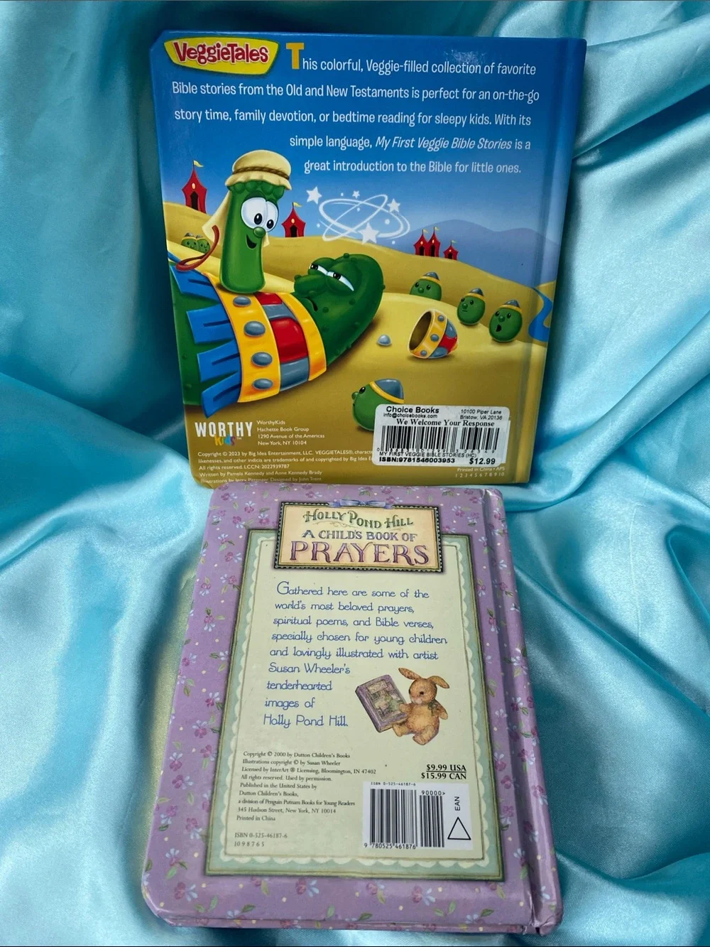 Religious Board Books Bundle My First Veggie Bible Stories Prayers